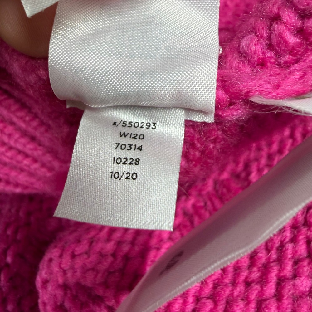 NWT Ann Taylor Bobble Knit Sweater Womens XS Pink Crew Neck Preppy Barbiecore - Picture 13 of 13